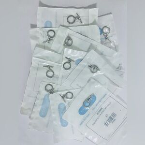 NEW Toggle Clasp Oxidized 925 Sterling Silver Toggle Clasp 18 mm Lot Of 10